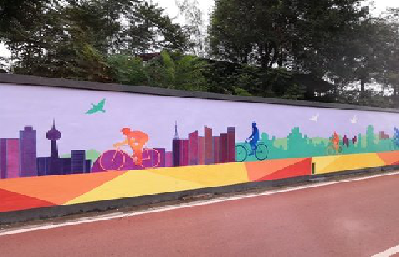 雅安墙体彩绘-围墙