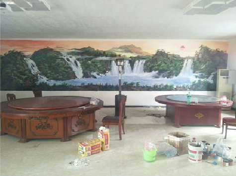 雅安墙绘-写实风景