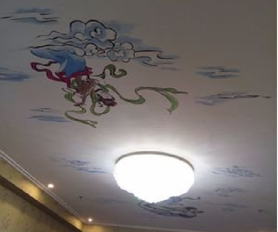 雅安如何快速绘制天花板上的手绘墙？